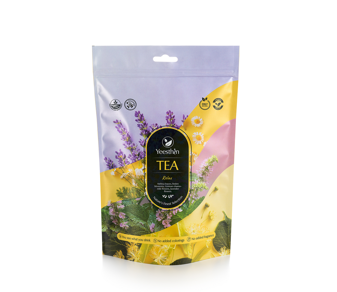 Tea Yeesthin Relax – premium calming herbal tea pyramids 40 g